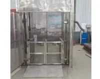 全(quan)不鏽鋼導(dao)軌式升降(jiang)貨梯